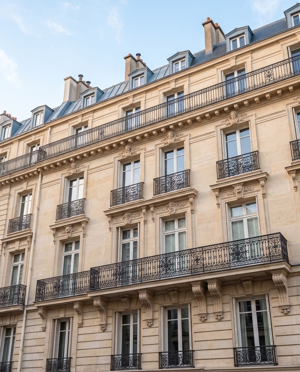 Façade d'immeuble haussmannien